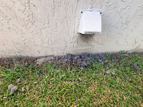 Dryer Vent Exhaust Cover With Damper Door
